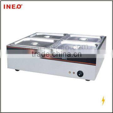 Table Top 4 Pans Stainless Steel Electric Bain Marie