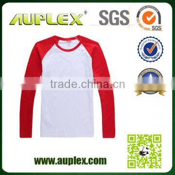 2015 new fashion wholesale raglan color sleeve t shirt for sale