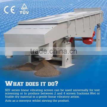 Glass powder linear vibrating separator