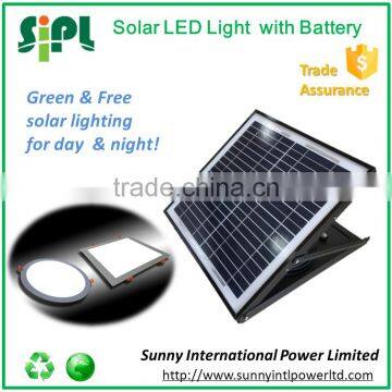 Indoor New Style Solar Energy Lighting Recessed Flat Panel Hallway Light With Radar Sensor photo-2