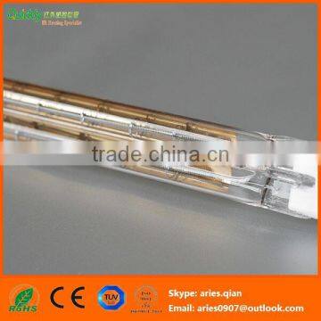 Short wavelength twin tube infrared halogen heater lamp 3000W