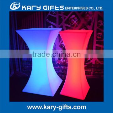 cocktail party event wedding portable led light bar table