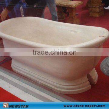Stock granite oval marble bathtub