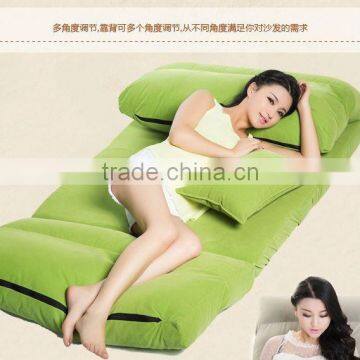 Fabric Floor Folding Furniture Sofa and Adjustable Floor Chair photo-2