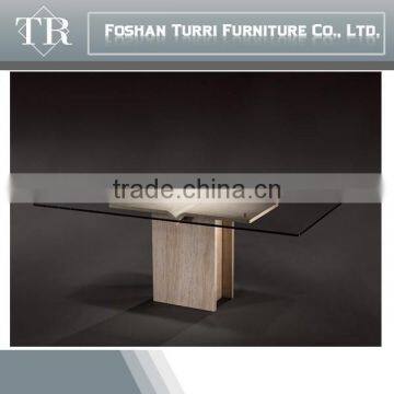 Antique White Square Marble Base Tea Table For Sale photo-3