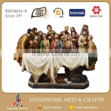 12.5 Inch Resin Catholic Last Supper Home Decoration Wall Hanging photo-4