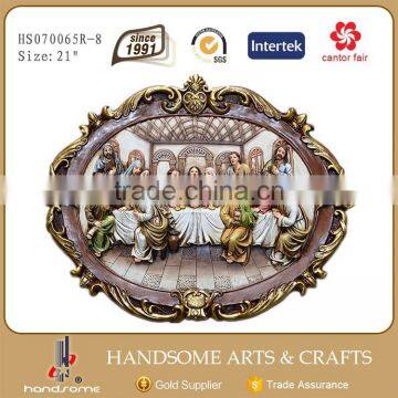 36 Inch Resin Religious Gift Home Decoration Last Supper Sculpture Wall Hanging photo-2