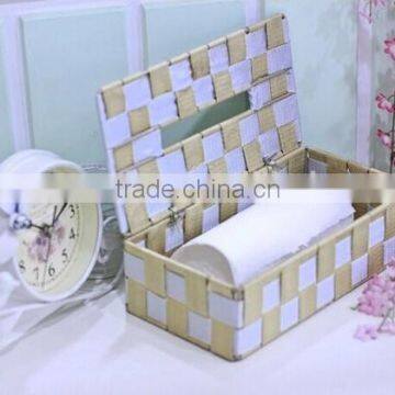 Cheap car decorative handmade tissue box cover