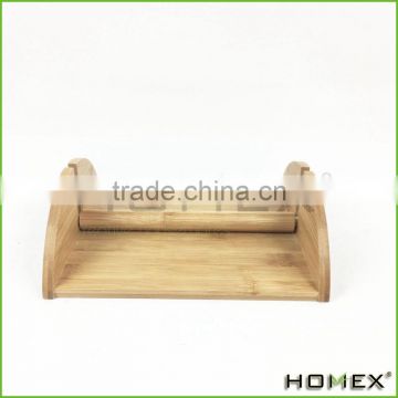 Bamboo Sanitary Napkin Holder/ Napkin Dispenser Homex-BSCI