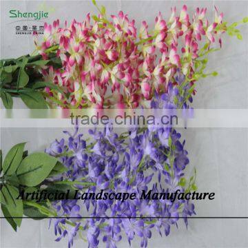 SJZJN 2560 Green Decorative Maple Leave Artificial Decorative Vines
