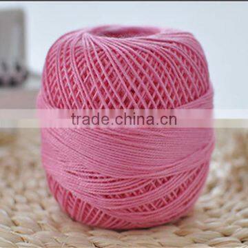 6S/2 Crochet Cotton Yarn Knitting Colorful Lace Yarn photo-2