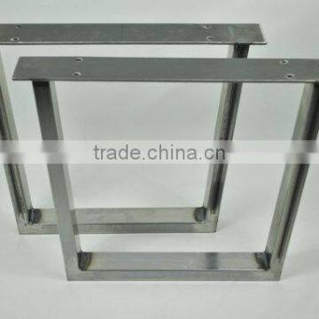 Black Powder Coated Trapezoid Metal Industrial Table Feet,furniture Metal Leg photo-4