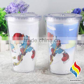 16oz Double Wall Custom Printed Plastic Cup photo-3
