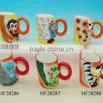 ceramic animals cups and mugs