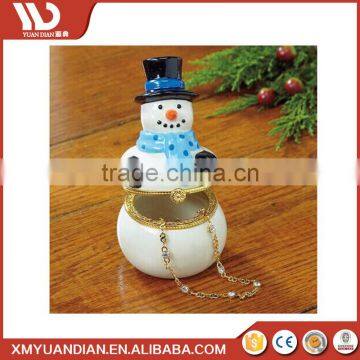 Wholesale Jewelry Box Polyresin Craft Present Hanging Names Resin Christmas Ornaments Wholesale