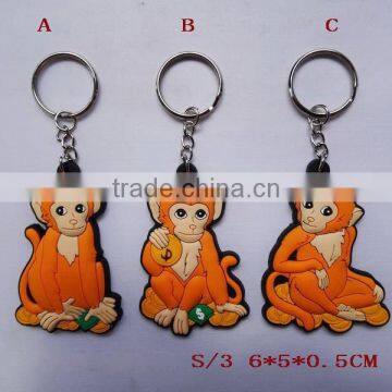 Fashion Low Price New Rubber Monkey Keychain for Russia New Year photo-6