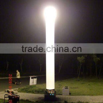 portable inflatable light tower for emergency rescue