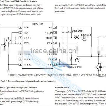New Quality HCPL-316J-500E SOP-16 IGBT Drive Optocoupler photo-2