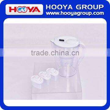 3.5L PLASTIC CLEAR WATER FILTER PITCHER 1 pitcher with 3 filter