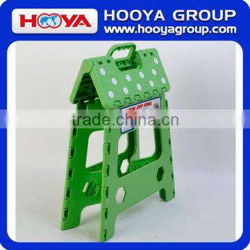 Plastic Folding Step Stool With Bathroom Folding Step Stool With Handle EVA Non-slip Dot photo-4