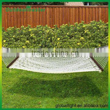 Patio Yard Portable Camping Hollow Soft Cotton Rope Hammock photo-2