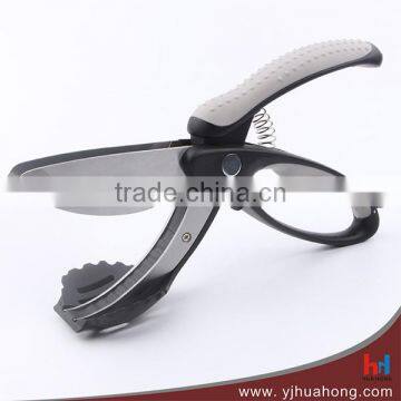 High Quality Mutifunction Salad Kitchen Scissors With Soft Grip Handle photo-2