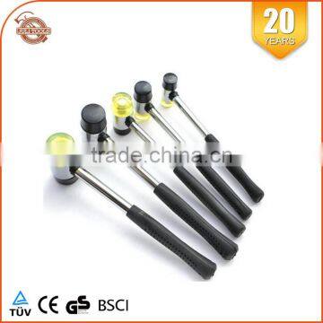 30mm Steel Tubular Handle Soft Face Hammer Two-way Mallet photo-6