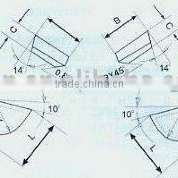 tungsten carbide tipped welding cutting blade------For boring tool,cylindrical turning tool and face cutter.(1292)