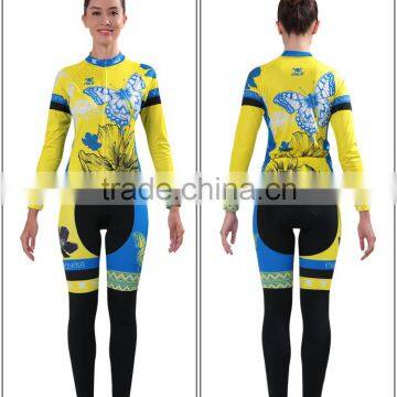 Largest Suppliers Breathable&cool Women Long Sleeve Bicycle Clothing/cycling Jersey Sets Cycling Apparel for Women photo-5