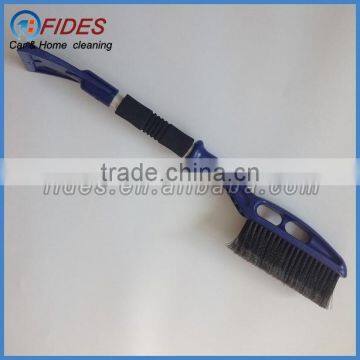 winter plastic car clean snow broom with ice blade