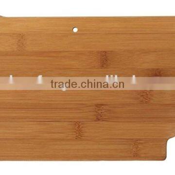 Eco-friendly Map Shape Bamboo Cutting Board/customized Bamoo Board photo-3