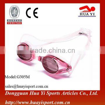 Best mirror coated wholesales custom durable oem frame swimming goggles