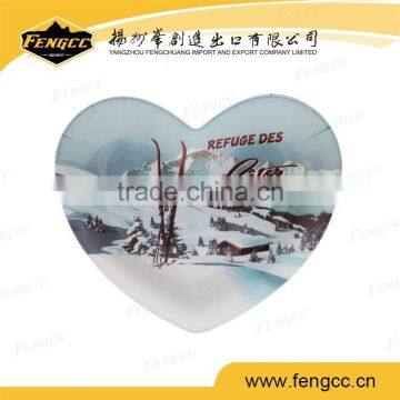 Heart Shape Solid Color 100% Melamine Plate photo-6