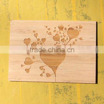 Laser Engraving Bamboo Christmas Cards photo-2