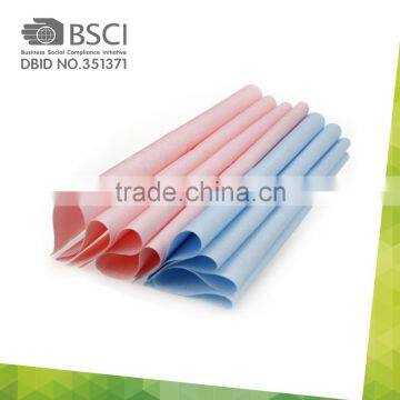 Good Absorbent Microfiber Cloth Colored Diposable Nonwoven Wipes for Furniture