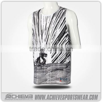 Cheap running singlet custom sport jersey wholesale running apparel