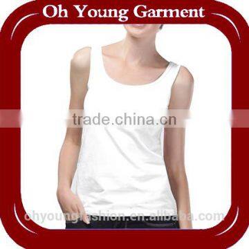 cheap lady's tank top simple solid colour vest confortable modal vest