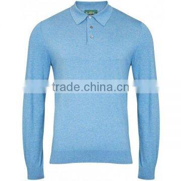 High Quality Long Sleeved Casual Men Polo Shirts OEM ODM Offered photo-2