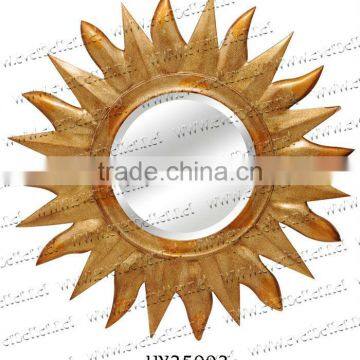 PU Fine Handmade Anqiue High-quality Decor Wall Mirrors photo-2