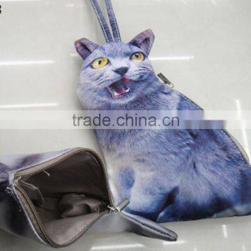 Fashion Small Pretty Animal Cute Cat Purse photo-3