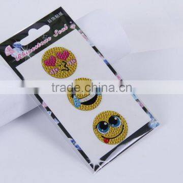 Factory OEM Crystal Diamond GEM Rhinestone Self Adhesive Sticker photo-4
