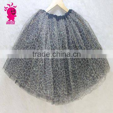 Tutu skirt wholesale adult leopard grain skirts the European and American wind net tutu skirt veil spot