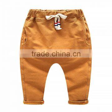 S33432W 2017 New Kids Harem Pants Pure Color Casual Jean Trousers photo-3