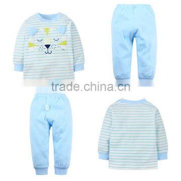 Cute Printing Soft and Breathable Children Apparel 2 Pieces Baby Clothing Set photo-5