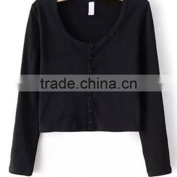 EY1984B Womens Black Cardigan,Women Short Cardigan photo-5
