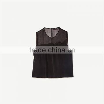 2017 OEM Summer Nifty Asymmetric Frilled Round Neck Women Sarafan photo-6