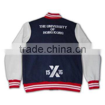 ISO9001/BSCI 2015 own design European graduation Printed zip up mens jackets