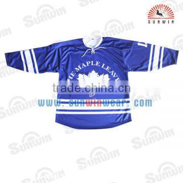 high quality full sublimation international ice hockey jersey