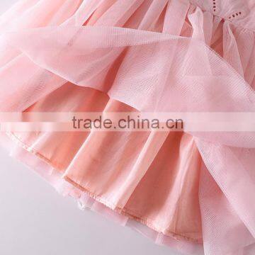 Girls Dress 2017 Summer New White Cotton Children Dress photo-3