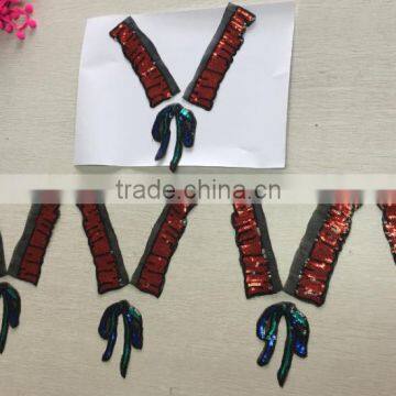 Sequin Patch Sequin Net Embroidery Fabric Sequin Embroidery Fabric photo-4